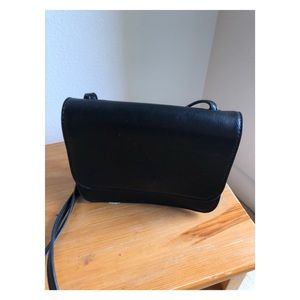 Silence + Noise Basic Black Clutch Bag